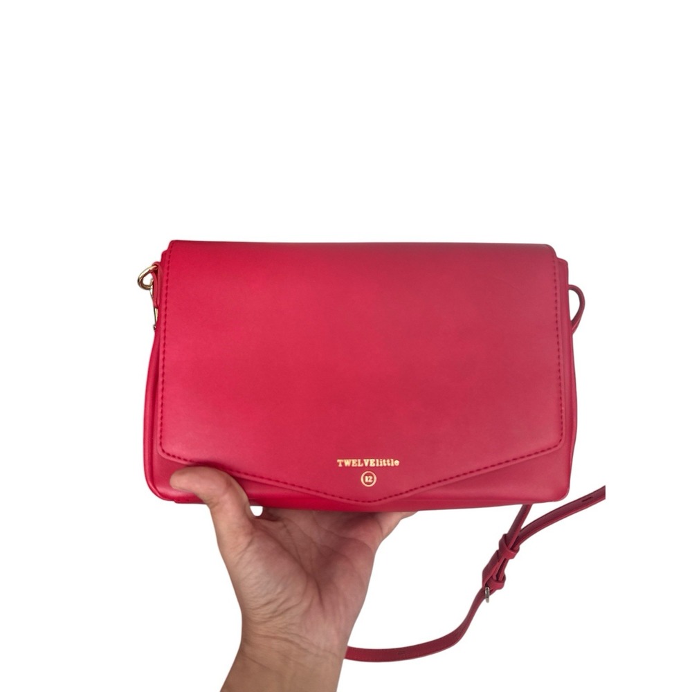 TWELVElittle Peek-A-Boo Crossbody Bag Red Compact Functional